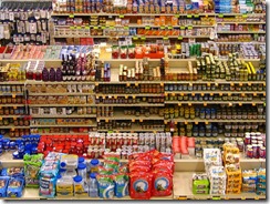 Aisles of food