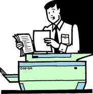 Copier on scribbles writing